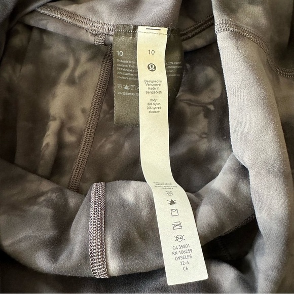 Lululemon Align High-Rise Pant 28" Diamond Dye Pitch Grey Graphite 10 - Picture 9 of 11